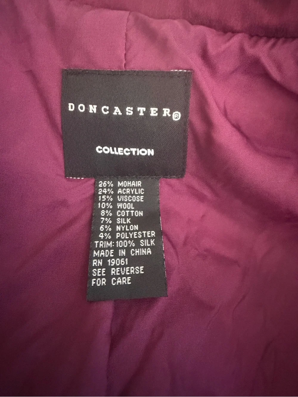 Doncaster Burgundy and Pink Tweed Skirt Suit